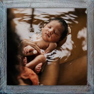 newborn baby herbal bath water birth dallas birth center